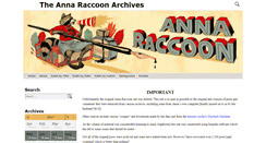 Desktop Screenshot of annaraccoon.com